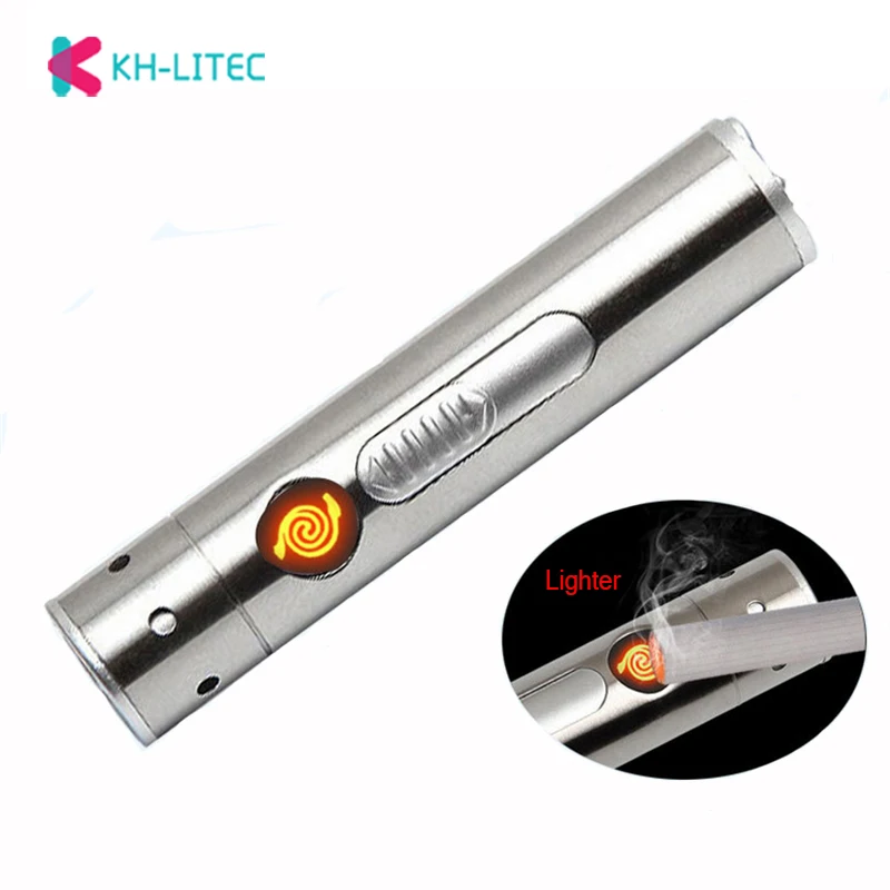 LED-Mini-Flashlight-Multi-function-USB-Rechargeable-Flashlight-With-Cigarette-Lighter-Red-Laser-Pointer-Infrared-LED-Lanterna