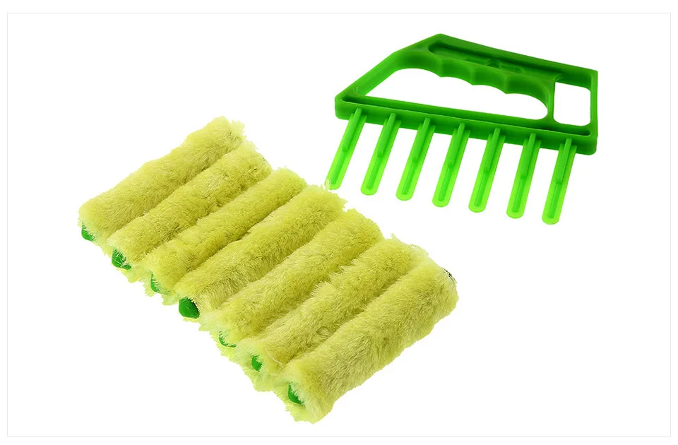 Useful Microfiber Window CleaningWashing Brush Air Condit Venetian Blind Cleaner Multifunctional Cleaning Brushs For Blinds Air (3)