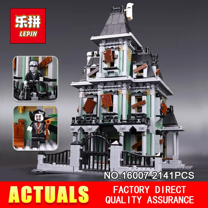 New LEPIN 16007 2141Pcs Monster fighter The haunted house Model set Building Kits Model   Compatible With 10228 Gifts