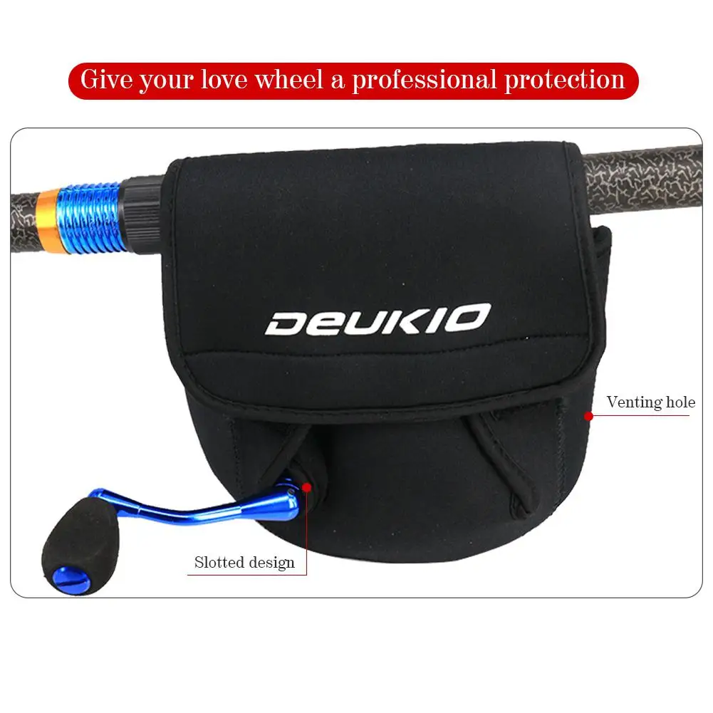 

Yfashion DEUKIO Fishing Reel Bag Anti-collision Case For Spinning Reel Or Baitcasting Reel Two Size