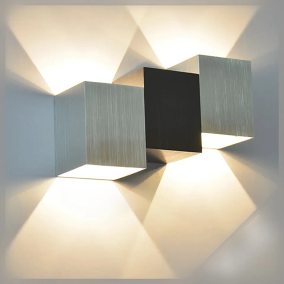 Moda Kostki LED Kinkiet 6 W AC110V 220 V Domu Udekorować Brand New