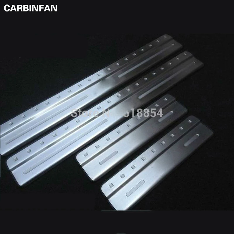 

Free Shipping Door sill scuff plate Guards Sill Cover Trim 4pcs/set For VOLVO XC60 XC 60 2009 2010 2011 2012 2013