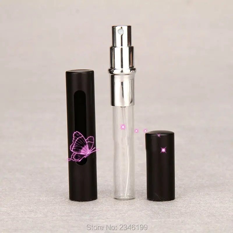 5ML40pcs/Лот Новое поступление Высокое Класс флакон духов, DIY пустой Алюминий спрей флакон духов, очаровательный творческий дух контейнер