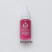 2 шт. бордовый Перманентный макияж для бровей и губ пигмент тату Красота Косметика Макияж чернила