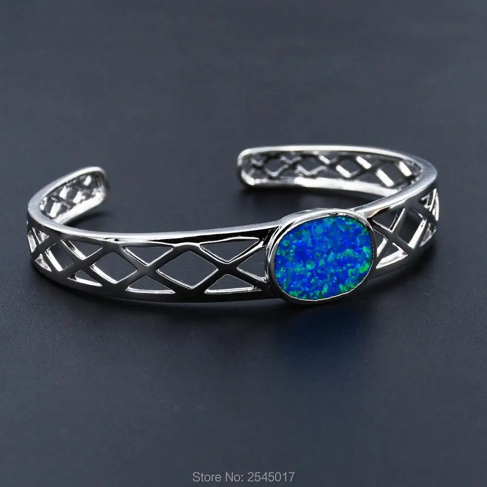 

JZB0205 2018 New Blue Opal Bracelet Top Quality Jewelry Ms. Valentine Gift