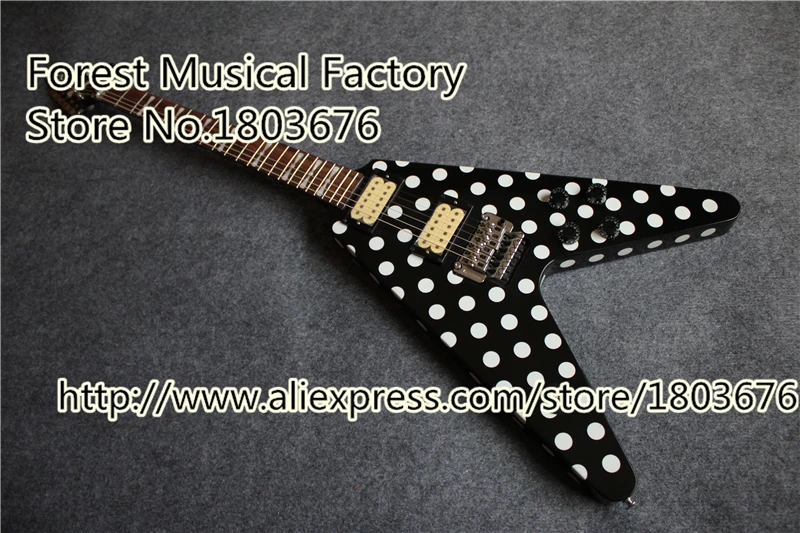 Hot Selling Chinese Rx10d Randy Rhoads Guitars Black Karl Sandoval
