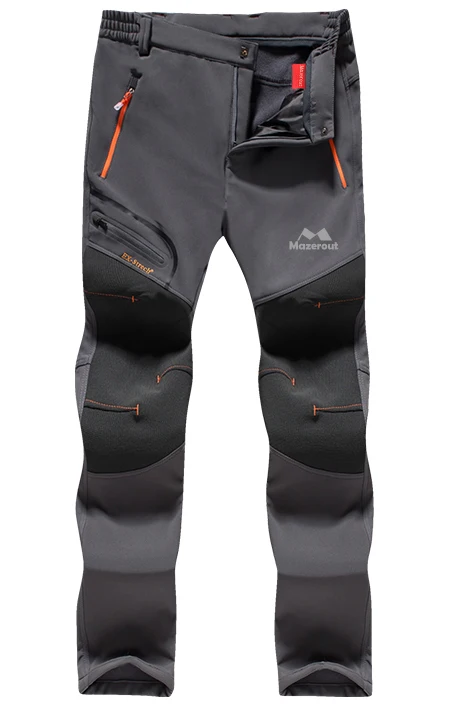 Большие женские зимние водонепроницаемые походные флисовые походные брюки для походов, альпинизма, лыжного спорта, флисовые брюки для путешествий 5XL