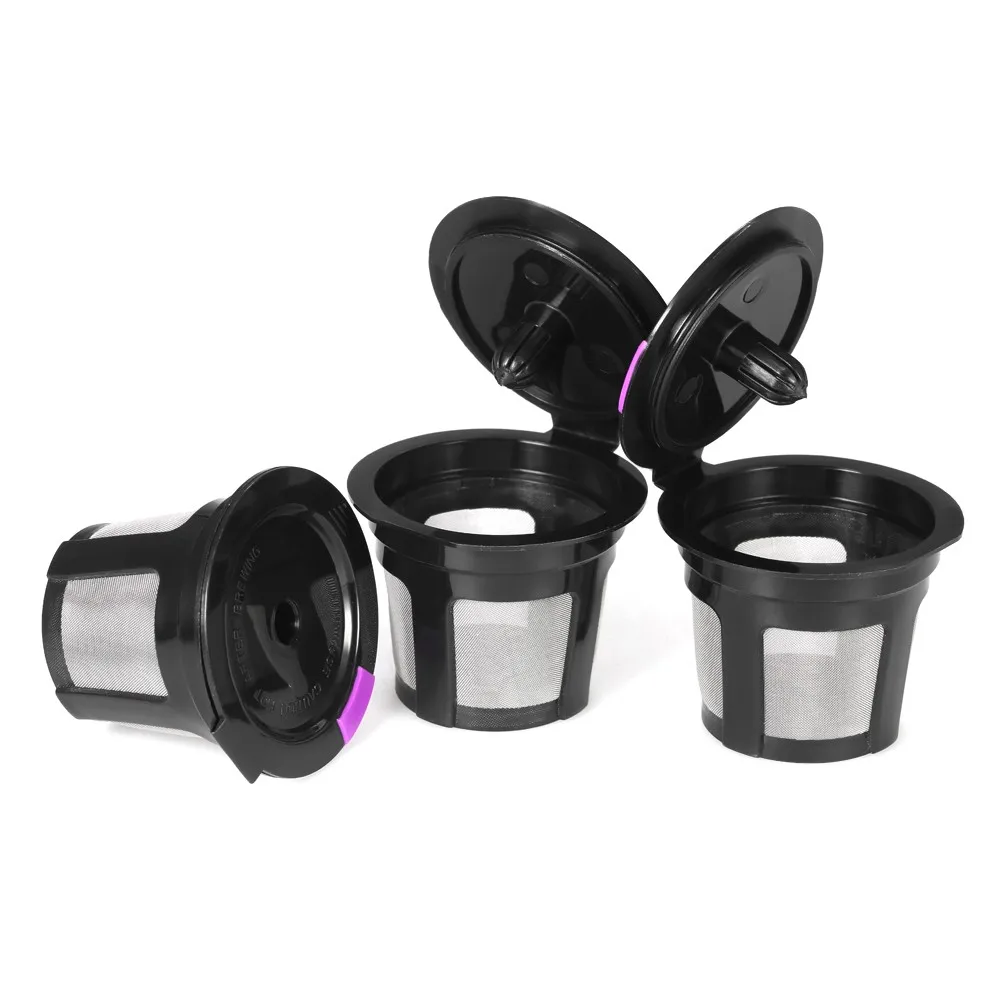3pcs/set Reusable K-cup Coffee Capsule for Keurig 2.0 & 1.0 Brewers Refillable Coffee Filters Coffee Accessories Kitchen Tool 3pcs/set Reusable K-cup Coffee Capsule for Keurig 2.0 & 1.0 Brewers Refillable Coffee Filters Coffee Accessories Kitchen Tool