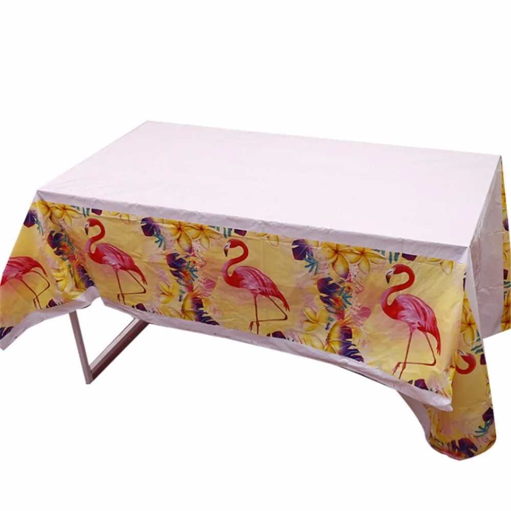 

1PC Elegant Flamingo Series Tablecloths For Rectangular Table Cloth For Table Decor Retro Table Cover