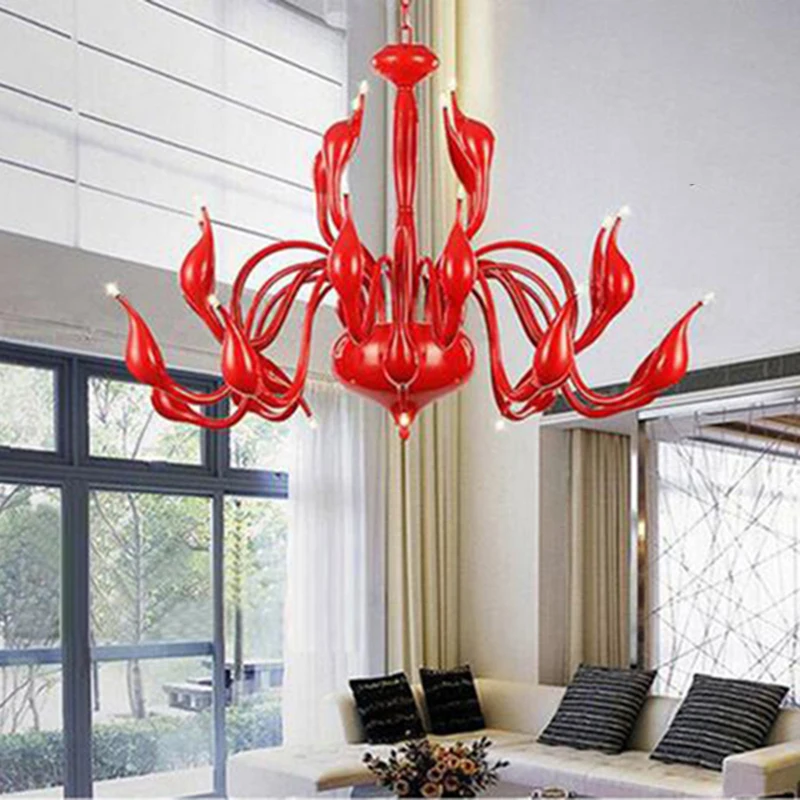 Us 199 5 30 Off Art Deco Europese Kaars Kristal Led Zwaan Kroonluchters Plafond Slaapkamer Woonkamer Moderne Decoratie G4 Verlichting Gratis In