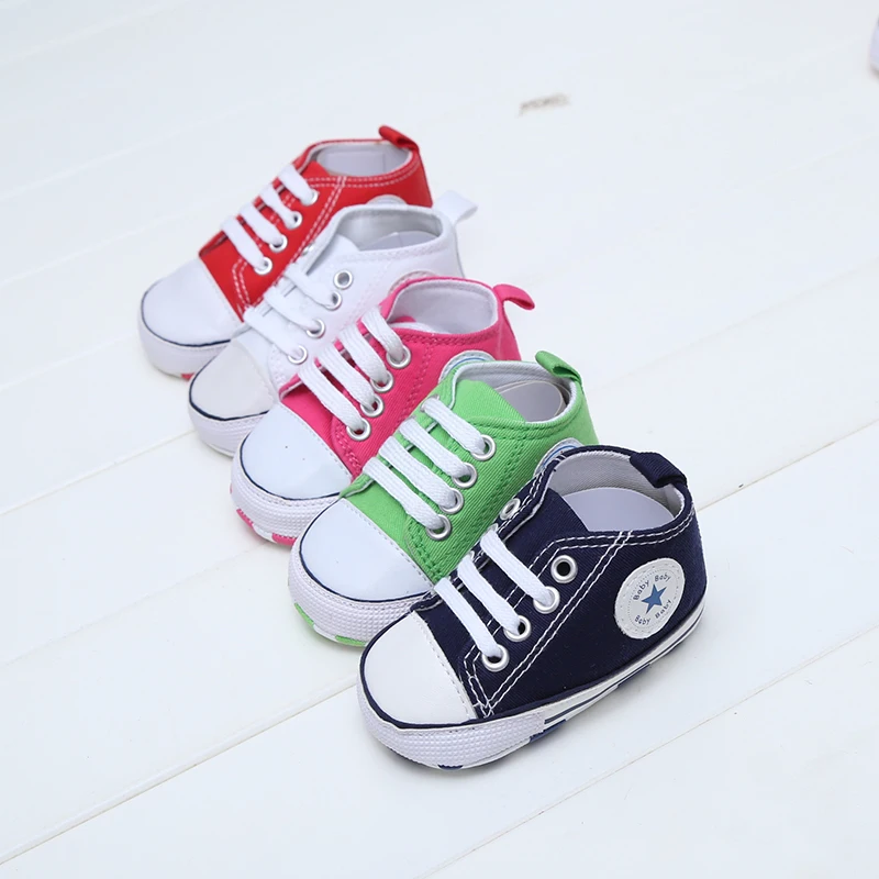 

Baby boys Shoes canvas First Walkers Pattern Baby Shoes Soft sole First Walker 5colors 0-12m bebe sapatos.0302