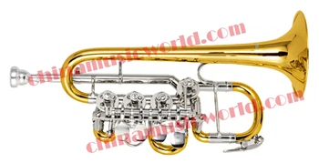 

China Music World Yellow Brass Rotary Trumpet (CMWPT-620)