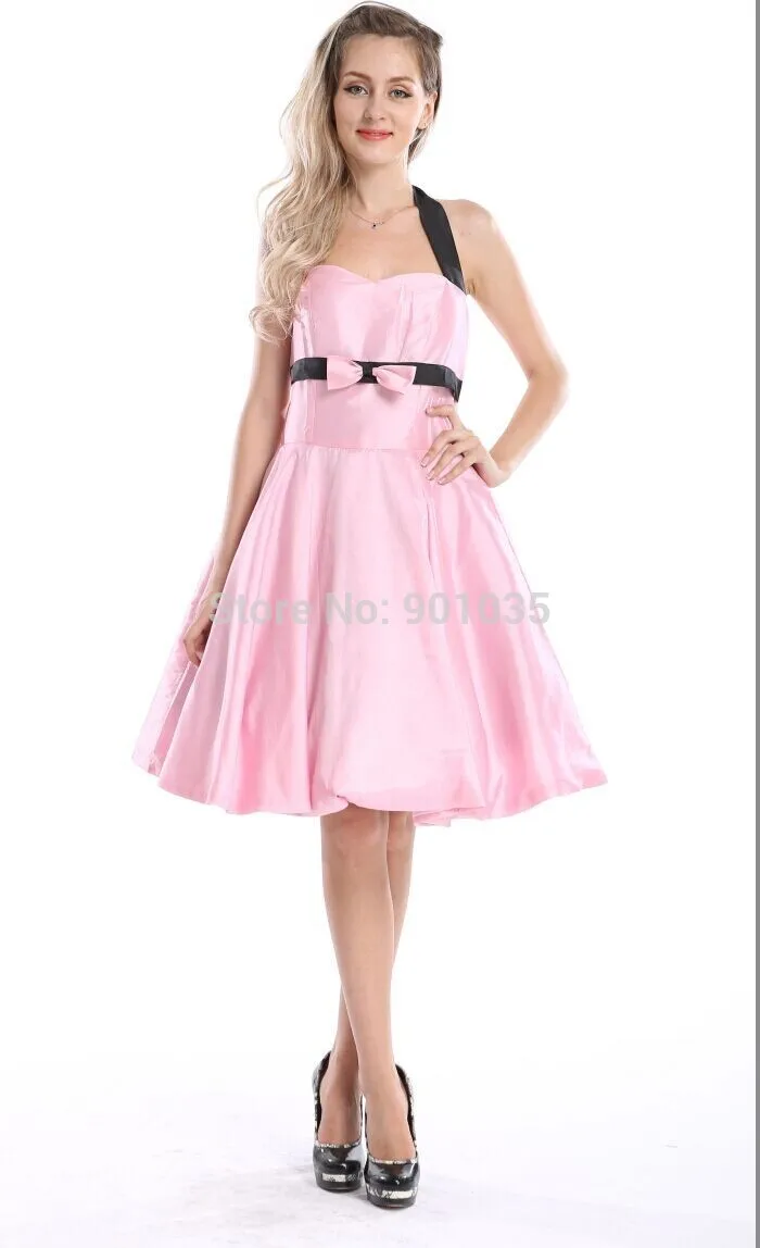 Yellow 50s Style Prom Dresses