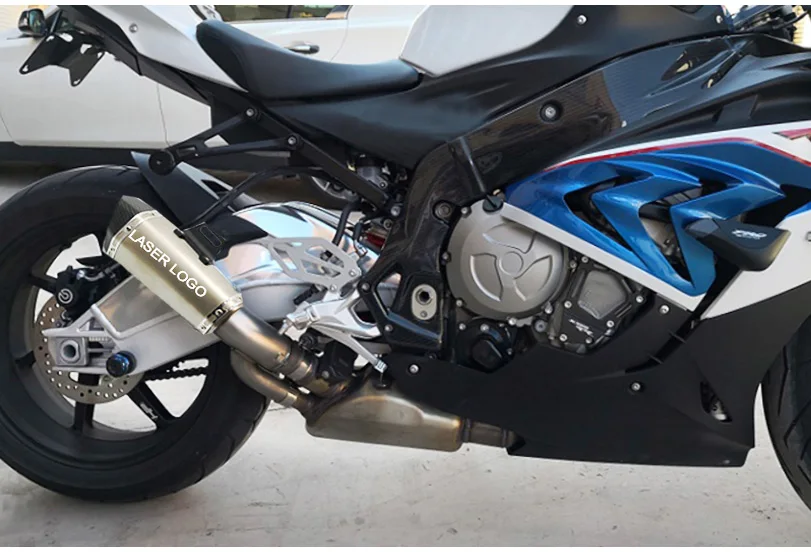 Для BMW S1000RR S1000XR S1000R мотоцикл из нержавеющей стали 51 мм выхлопная труба Escape соединение выхлопная система труба