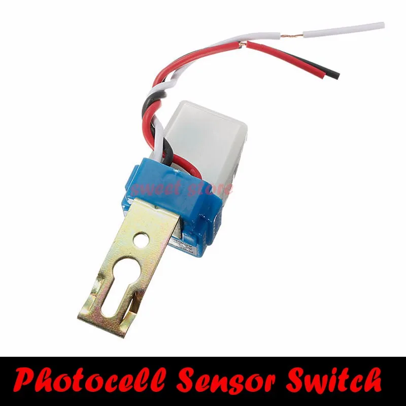 Automatic Auto On Off Photocell street Light Switch Photo Control Photoswitch Sensor DC12v 50-60Hz 10A free shipping 2pcs  (1)