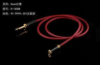 

3.5mm female to 6.35mm big three core 3.5 to 6.5 conversion audio cable