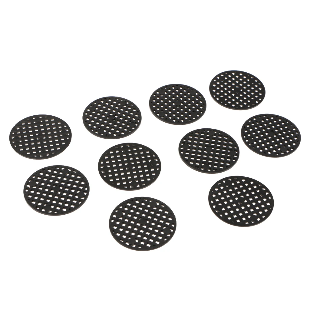 Pack of 20 Flowerpot Bottom Net Bonsai Mesh Sheet Plastic Drainage Net 4.5 & 5cm