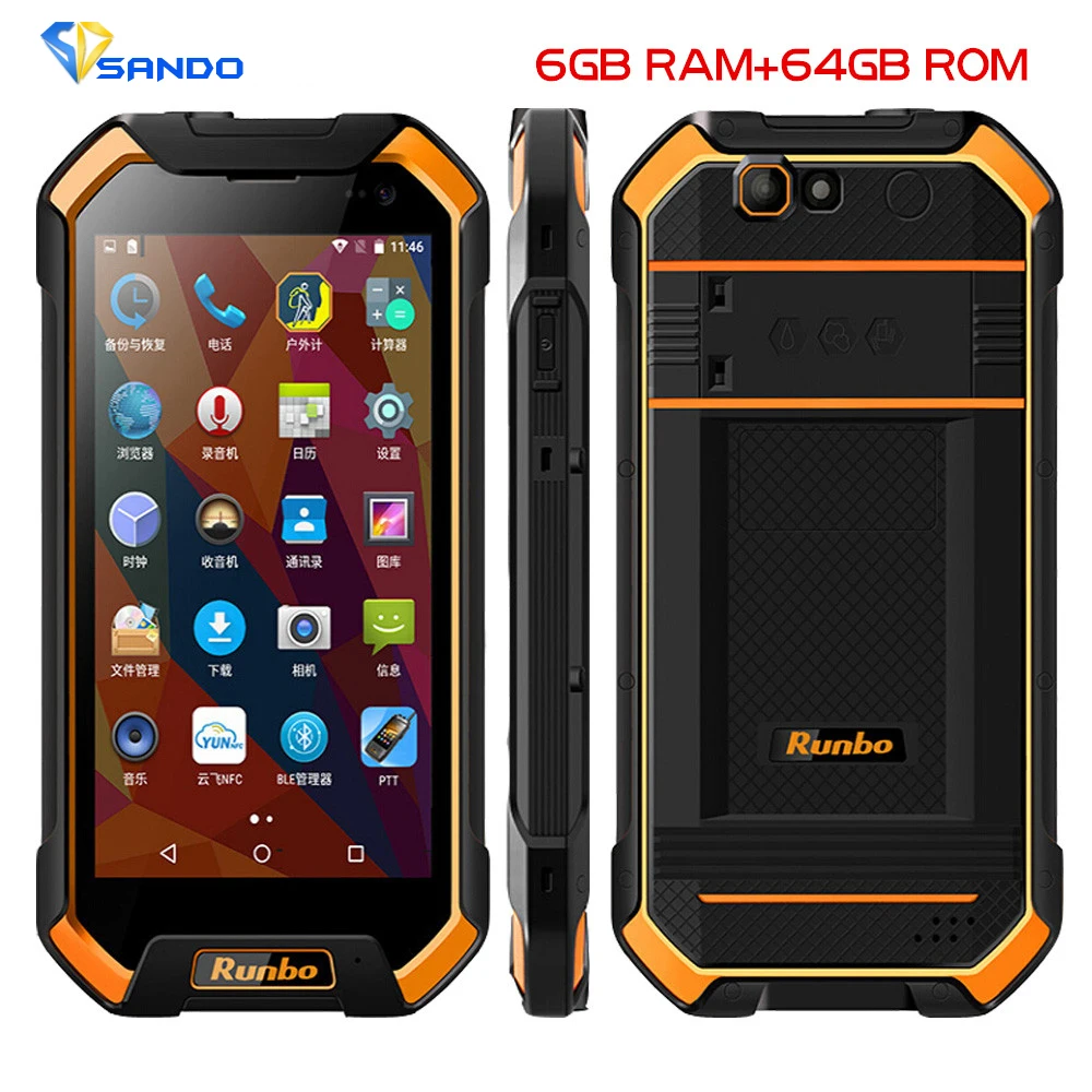 Original IP67 Runbo F1 Plus Waterproof font b Smartphone b font 6GB font b RAM b