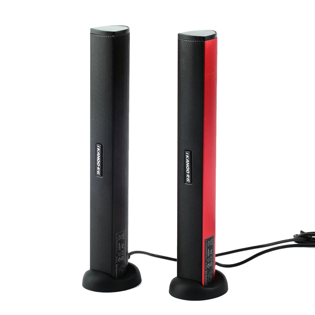 

High Quality 3W 2 Channel Laptop Usb Portable Stereo Speakers Built-in Sound Card Sound Bar For PC Computer