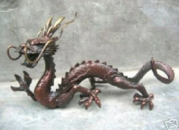 

Excellent rare Chinese bronze Dragon Statue 100% free shipping