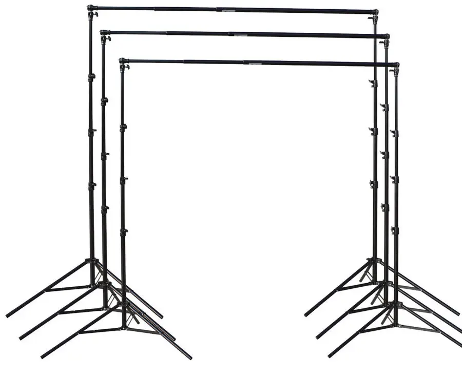  Photo Studio Video All Metal Backdrop Stand Heavy Duty Background Support Kit 2*2m 2.8*3m 2.8*4m