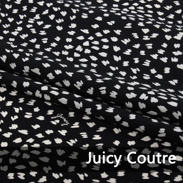 

114cm crepe de chine silk fabric18mm printed micro-transparent clothing silk fabric wholesale silk cloth