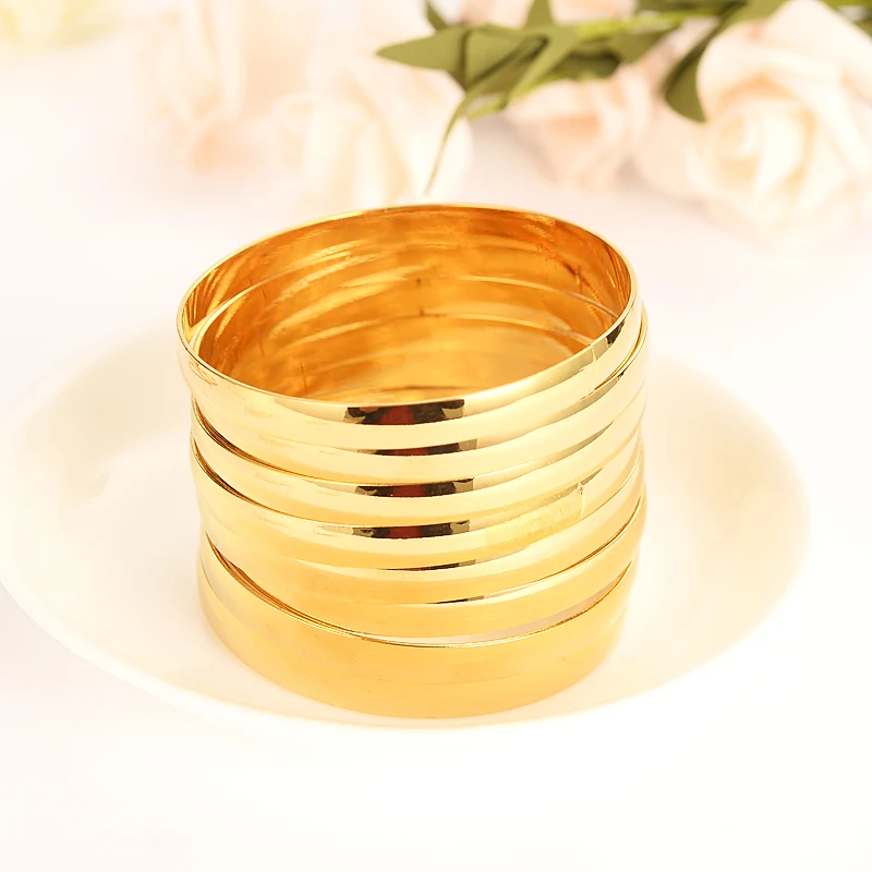 Bangrui(4 шт.) модный браслет в дубайском стиле ювелирные изделия золотого цвета браслет в дубайском стиле для мужчин/женщин Африка Арабские украшения