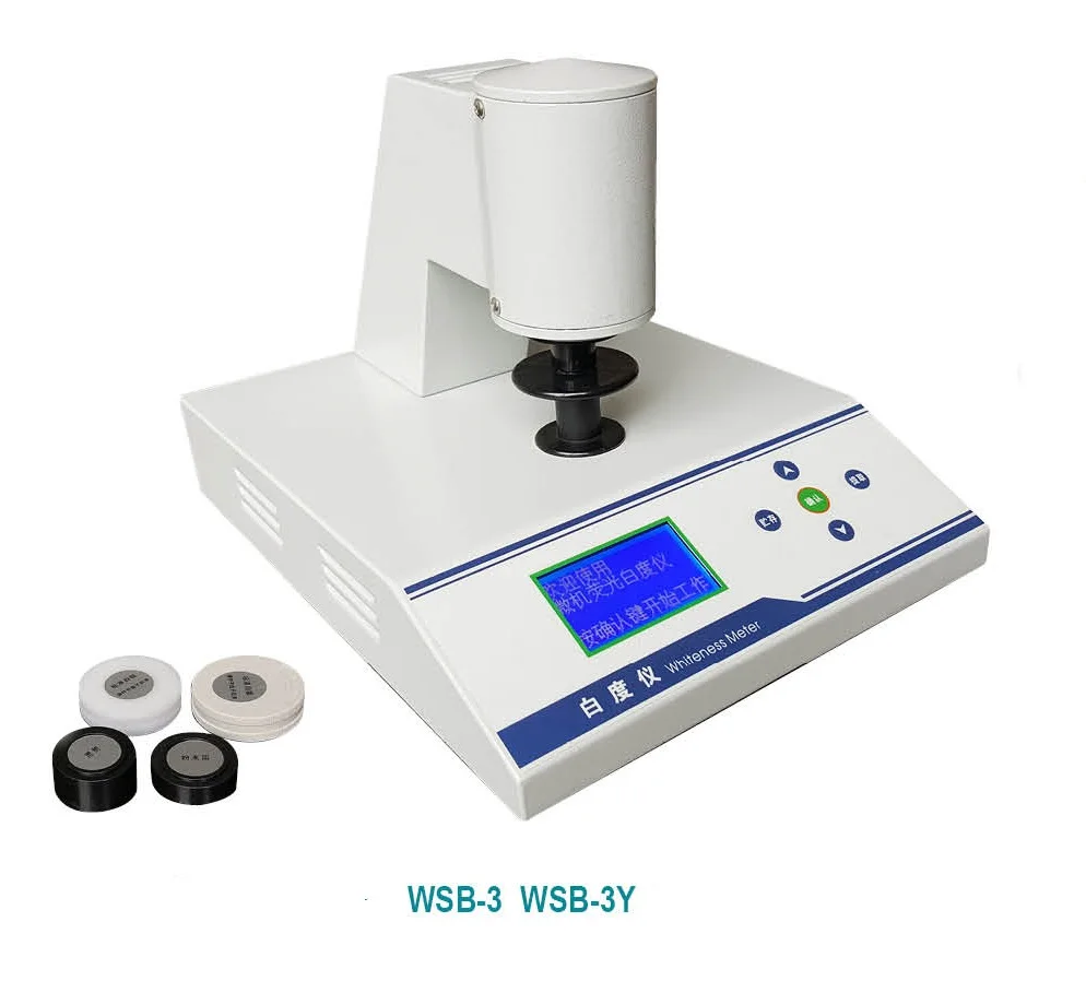 

WSB-3 Desktop microcomputer whiteness meter For paper/Flour/Paint/Spinning Intelligent R457Blue light Range:0-120