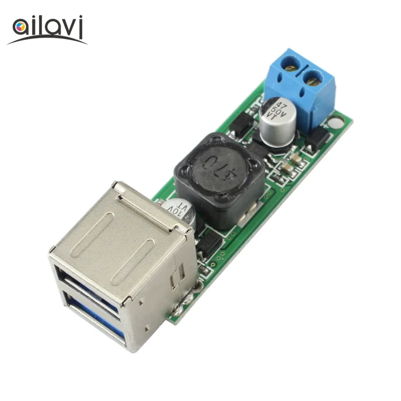 

DC 6-35V 12/24V To DC 5V 3A 2USB BUCK Voltage Power Supply Module Dual USB Charger For IPhone Android Phone