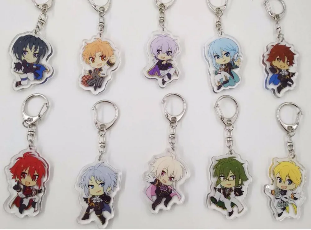 

Idolish7 Anime keychain IZUMI IORI YAMATO NIKAIDO SOGO NAGI TAMAKI Gaku Mitsuki OSAKA Acrylic strap/mobile phone charms
