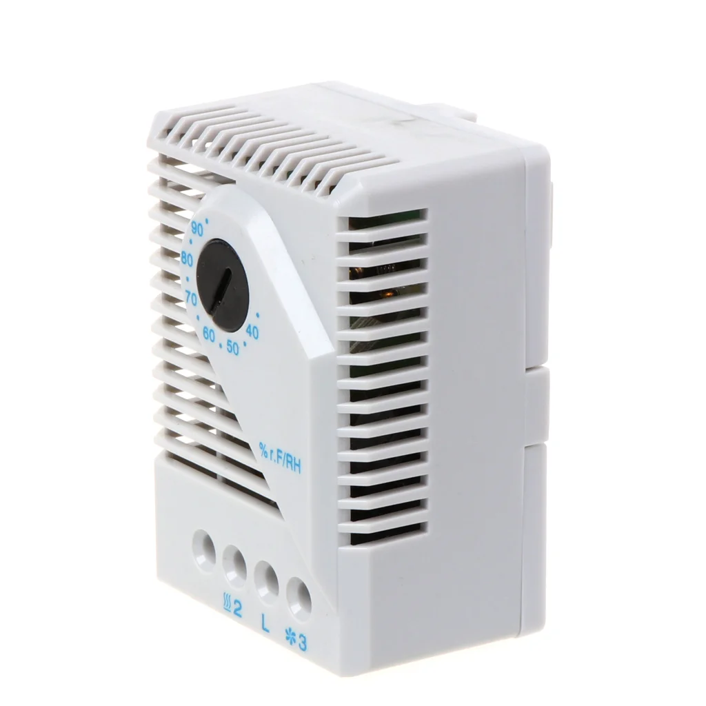 

1Pc Mechanical Hygrostat Humidity Controller Connect Fan Heater for Cabinet MFR012