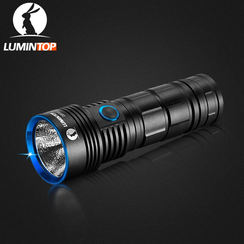 LUMINTOP Rechargeable High Intensity Flashlight ODF30C Floodlight Design Max 3500 Lumens IP68 Waterproof for Hiking ,Ride