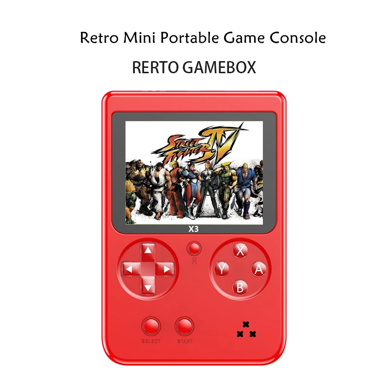 Портативная игровая мини консоль с цветным экраном 2 8 дюйма и 400 бесплатными