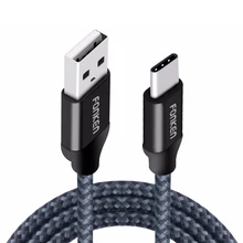FONKEN кабель usb type-C Quick Charge type USB C 2,0 телефонный кабель 2 м 3 м 3 А шнур для быстрой зарядки данных для внешнего аккумулятора мобильных кабелей