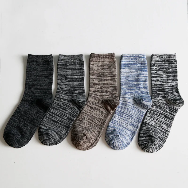 

PEONFLY mens Pattern Socks Broad-brush Spelling Coloured Rough Outline Cotton Personality funny Man Simple paragraph Socks