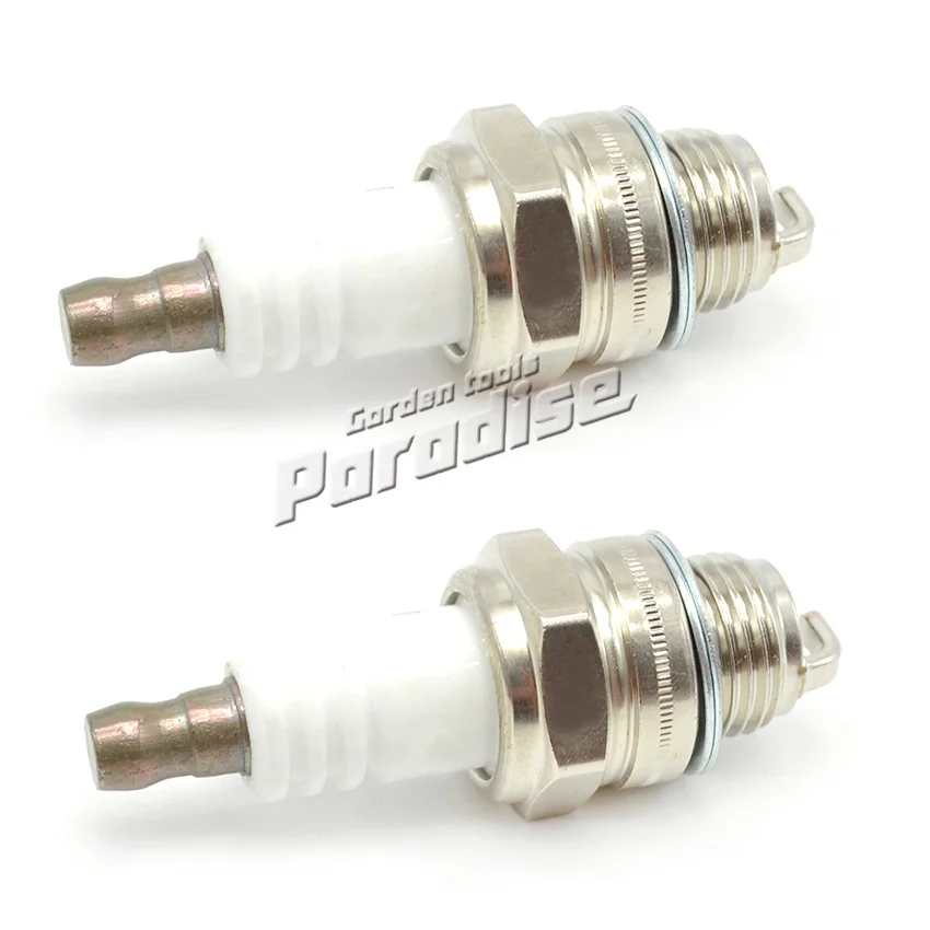 2PCS 25cc 52cc 62cc Chainsaw Brush Cutter Spark Plug for 2 Stroke