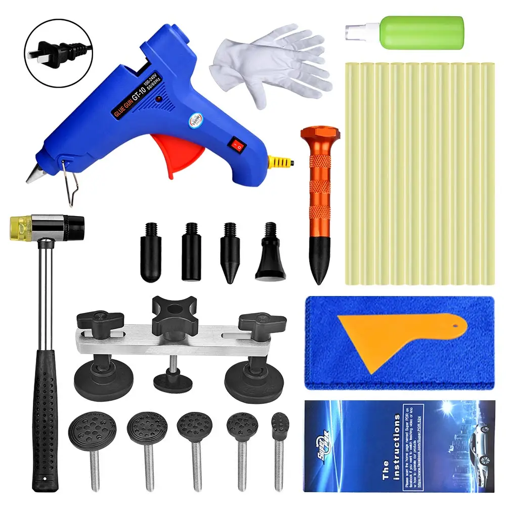 Best Super PDR Tools Kit For Car Paintless Dent Removal Tools Hot Melt