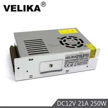 

Switching power supply DC12V 21A 250W LED Power Driver transformer For SM5050 SMD3528 SMD5630 Strip lamp CNC CCTV 3D Printer Diy