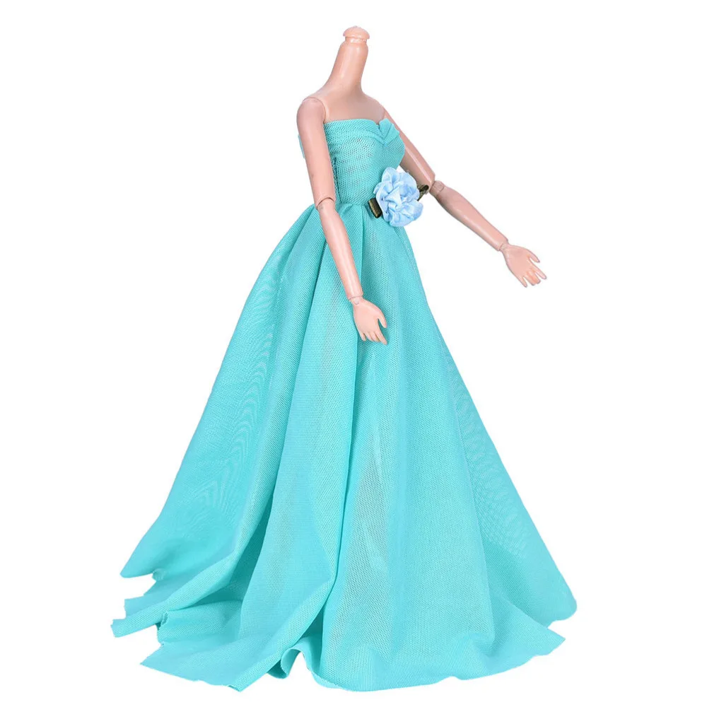 

DIY Wedding Dress for Barbie Princess Doll Clothes Lace Kids Toys