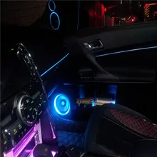 1M/pcs 10 Colors Flexible LED Strip Light for EL Wire Rope Tube Neon Cold Light Line Glow Party Car Decoration with 12V Inverter