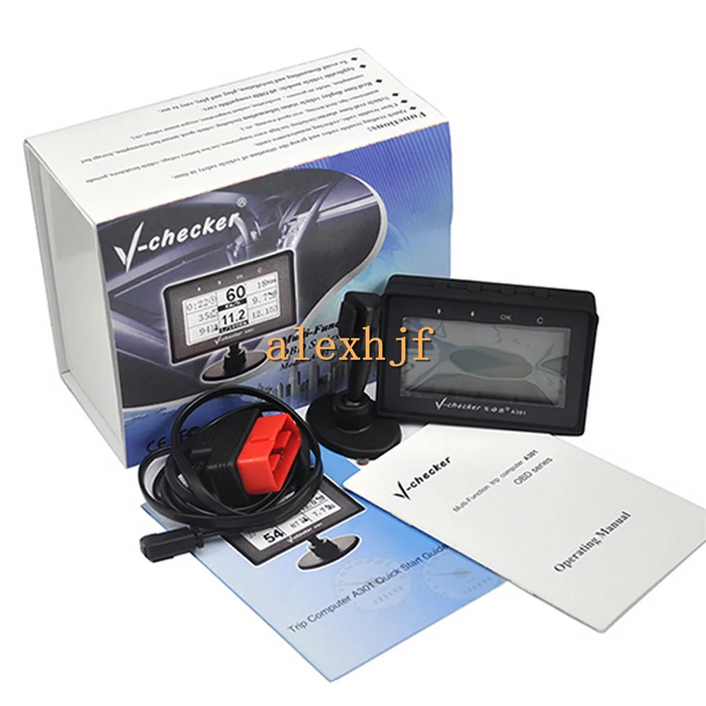 Car Utility Vehicle Diagnostic A301 Trip Computer Support TPMS, Fuel