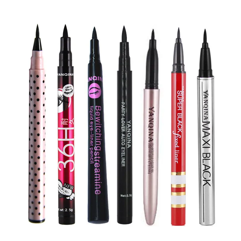 Eyes Makeup Black Eyeliner Pen Long-lasting Waterproof Liquid Eye Liner Pencil Eyelid Make up Enhancer Cosmetics Eyeliners Tool Eyes Makeup Black Eyeliner Pen Long-lasting Waterproof Liquid Eye Liner Pencil Eyelid Make up Enhancer Cosmetics Eyeliners Tool