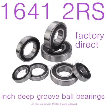 

10PCS High Quality 1641-2RS bearing 25.4*50.8*14.288 mm miniature inch shielded deep ball bearing