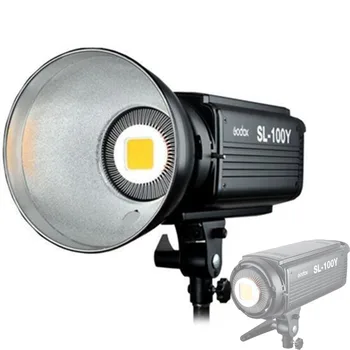 

Godox SL-100Y LED Video Light 100Y Bulbs Lamp 6500LUX Studio Continuous Bowens Mount Led Light Photography Lighting 220V 110V