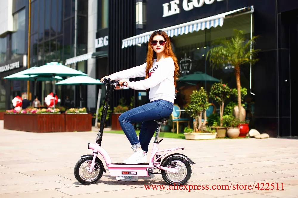 Flash Deal 2016 New 300W 36V Hub-motor Electric Scooter/Bike 12AH Lead Acid Battery 2 Wheel Electric Scooter with Seat 7 Flash Deal 2016 New 300W 36V Hub-motor Electric Scooter/Bike 12AH Lead Acid Battery 2 Wheel Electric Scooter with Seat 7