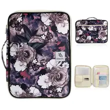 Брезентовые многофункциональные водонепроницаемые сумки для документов формата А4, мужские сумки для документов, записные книжки, ручки для компьютера, Портативная сумка для хранения для мужчин и женщин