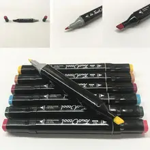 Двуглавый маркер маслянистый алкогольный черный полюс эскиз случайный арт на спиртовой основе чернила высыхает без кислоты маркер ручка