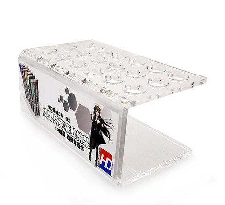 

HD Gundam model Mark pen dedicated Transparent Storage penholder