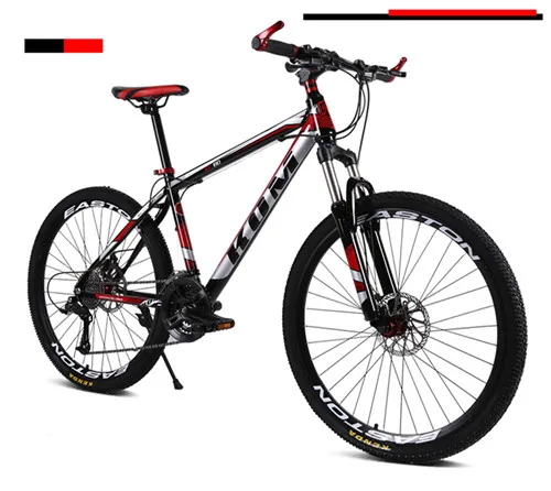 Бренд X-спереди 24/27 скорость 26 дюймов дисковый тормоз открытый спортивный велосипед горный велосипед углеродистая сталь bicicleta - Цвет: black red