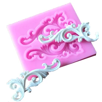 

Silicone Cake Mold Trendy DIY Sugar craft Cake Vintage Relief Border Fondant Mold Gum Paste Mold Cake Decorating Tools